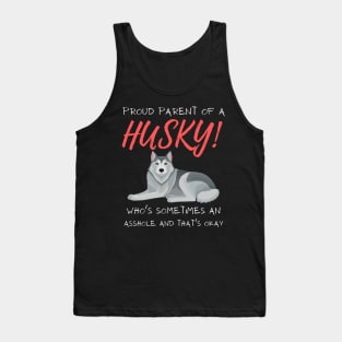 Proud Parents of Husky Pet Lover Tank Top